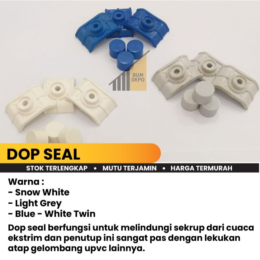 ROOFING SEAL / ATAP UPVC DOP SEAL / Tutupan Baut Roofing Atap UPVC