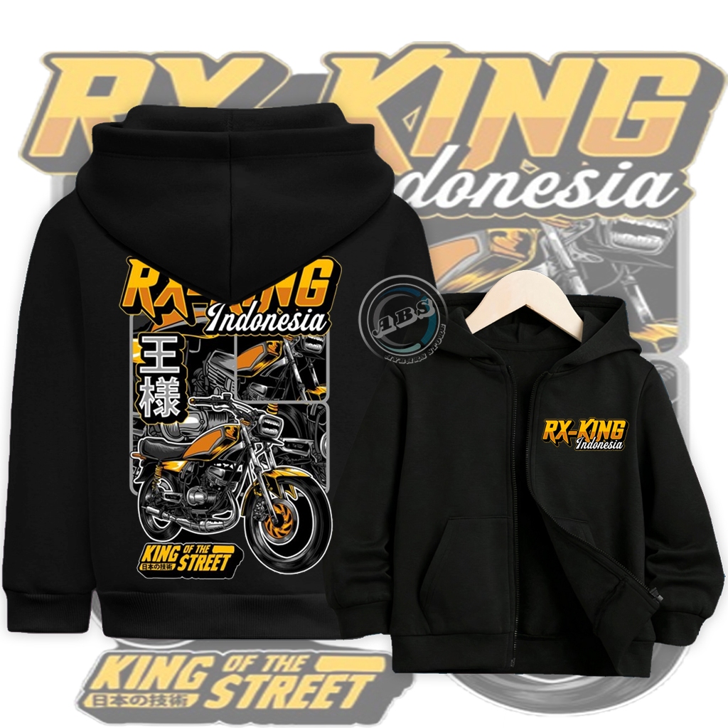 jaket zipper anak laki laki Perempuan usia 2 3 4 5 6 7 8 9 10 11 12 13 Tahun Jaket rx king