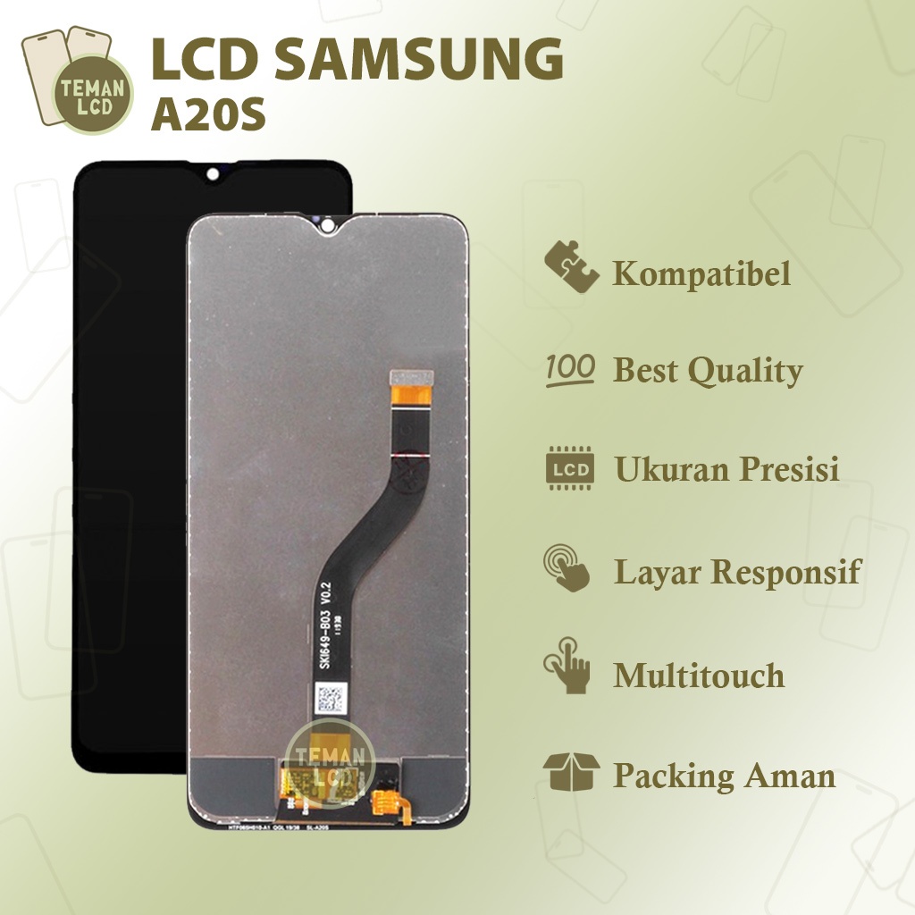 LCD Samsung A20s - Original 100% Fullset Touchscreen