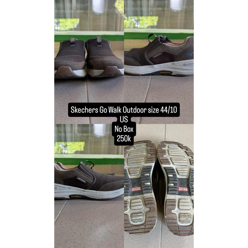 Preloved - Sepatu pria 44 skechers go walk outdoor original