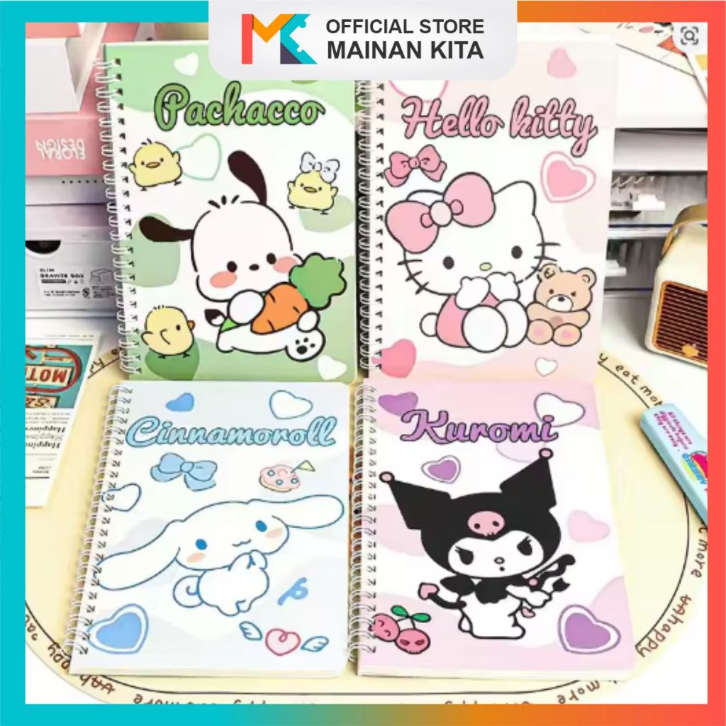 

MK634 Notebook Ring A5 Buku Tulis Motif Aesthetic Isi 60 Lembar