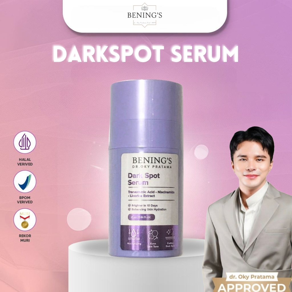 Bening's DarkSpot / Diamond Serum Bening Skincare Dr Oky Pratama Bening's Clinic - Serum Wajah