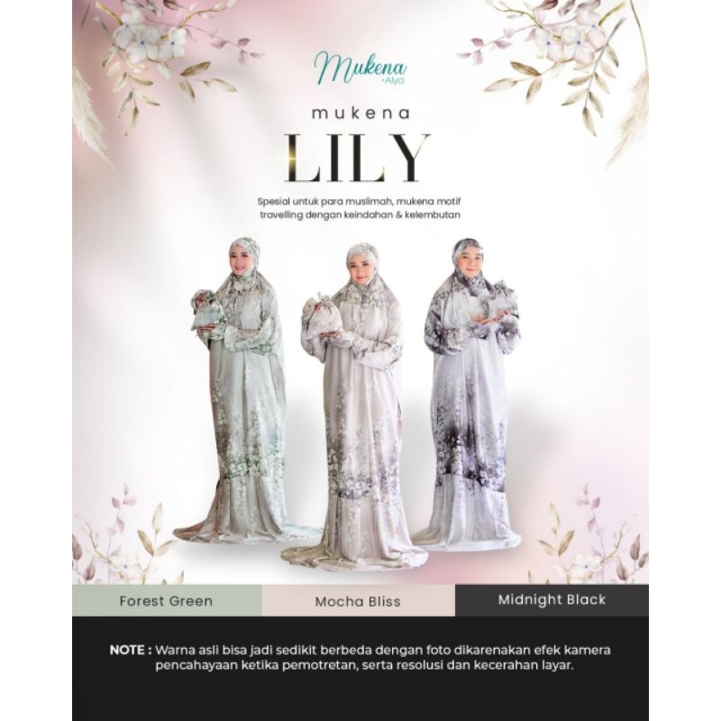 Hijab Nyaman - Mukena Lily Travel by Mukena Alya