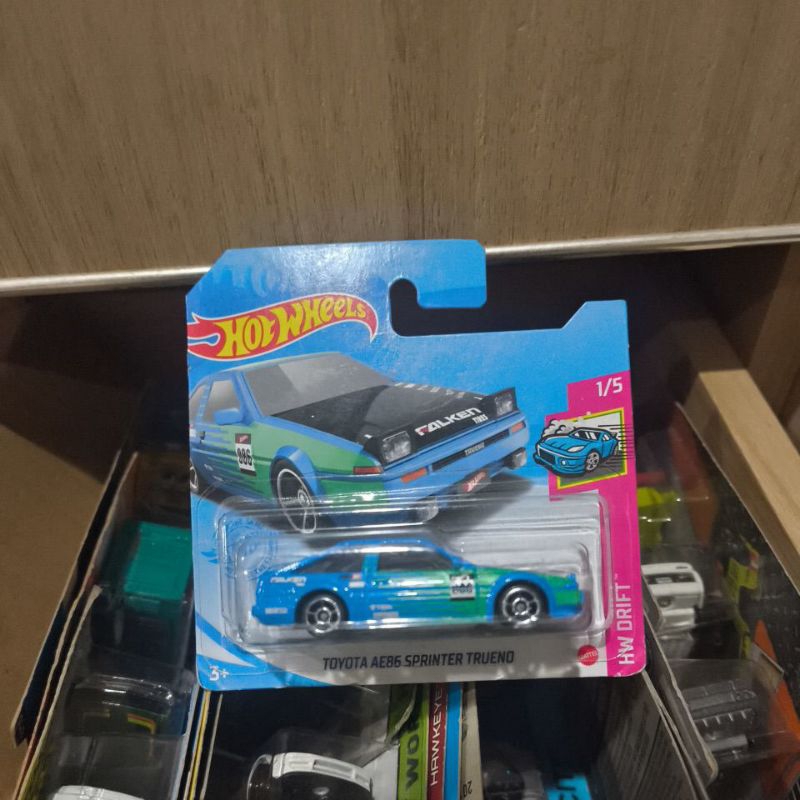 Hot Wheels TOYOTA AE86 SPRINTER TRUENO FALKEN Short Card