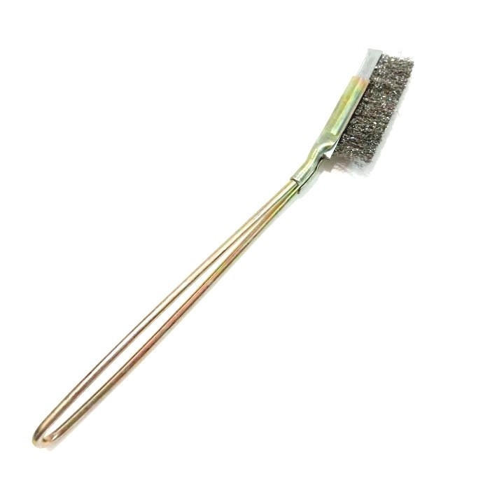 Sikat Baja Lurus - Sikat Kawat Besi Baja Gagang Besi