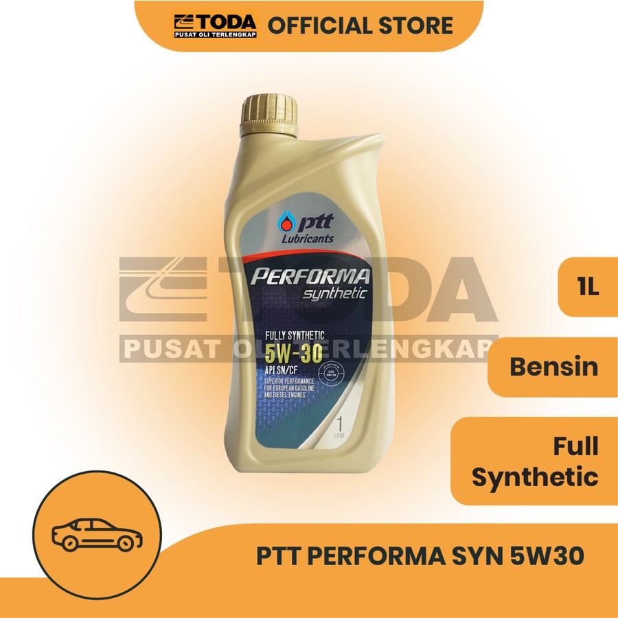 Oli Mesin 5W30 PTT Performa Synthetic 5W40 1l Original / PTT 5W40