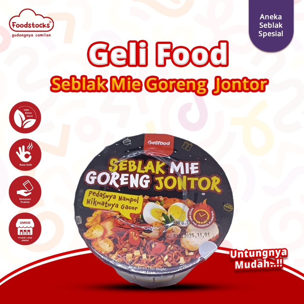 

Geli Food - Seblak Mie Goreng Pedas Jontor