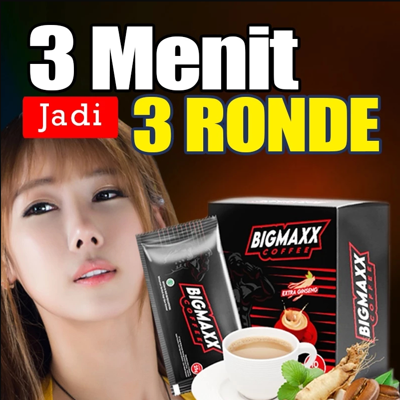 

Original Kopi Stamina Alami Pria Bikin Tahan Sampai Pagi Tanpa Efek Samping Sudah BPOM dan HALAL isi 5 Sachet - BIGMAXX Kopi Pria