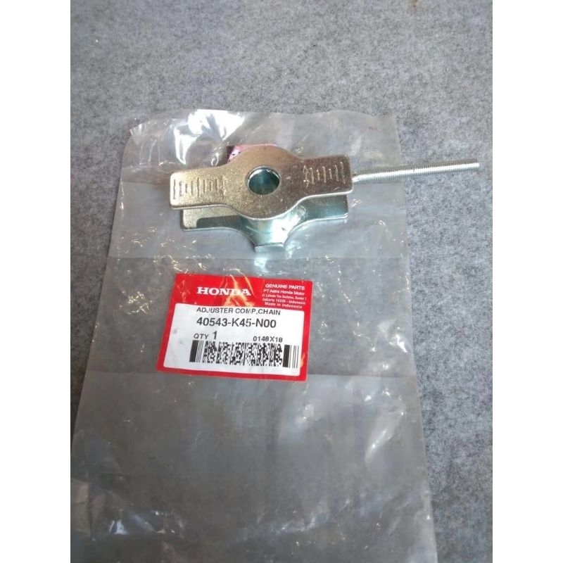 ANTING SETELAN RANTAI CBR150R PER PCS ORI AHM 40543-K45-N00 ADJUSTER SETELAN RANTAI CBR150R K45 ORI 