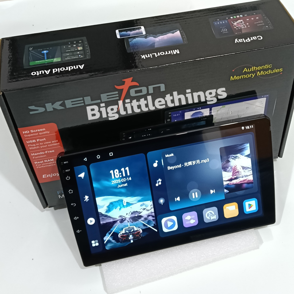 Head Unit Android Skeleton 9 Inch