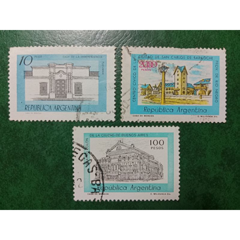 

Prangko Argentina 3 Pcs Campur USED