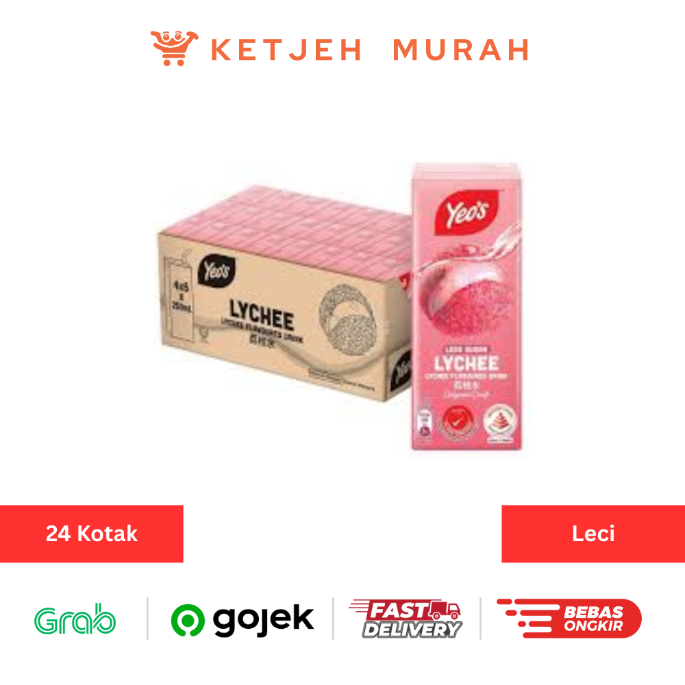 

Yeos Lychee Leci Kotak 250 ML 1 Dus isi 24 Kotak
