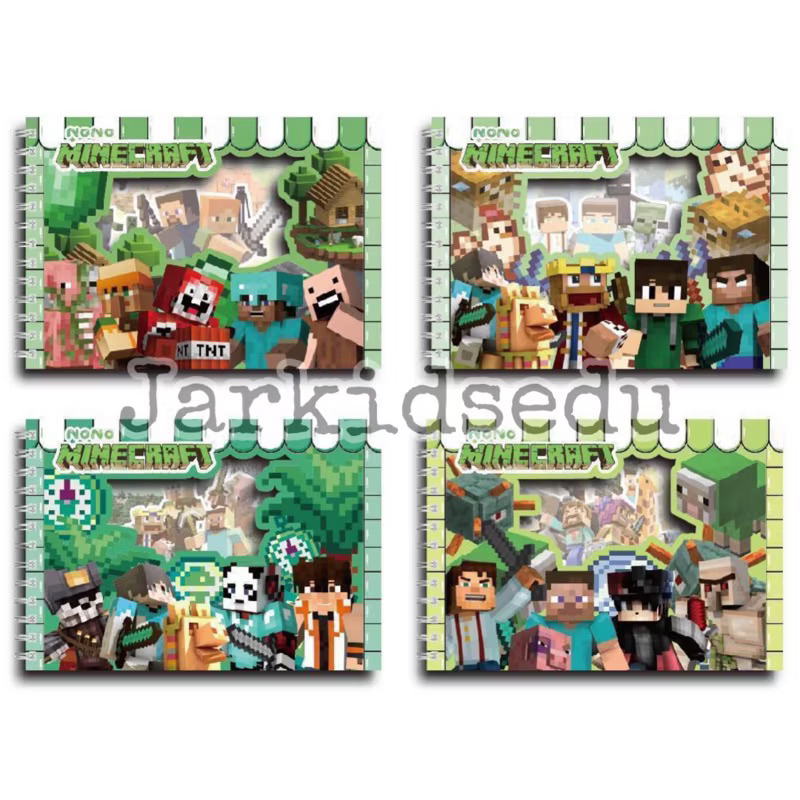 

Buku Stiker Minecraft Isi Stiker Tema Mine Craft Per Buku Sticker Book