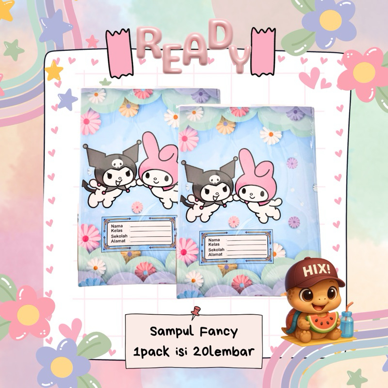 

[Ready] Sampul Buku Tulis Fancy Kuarto/Kwarto | 1 pack isi 20 lembar