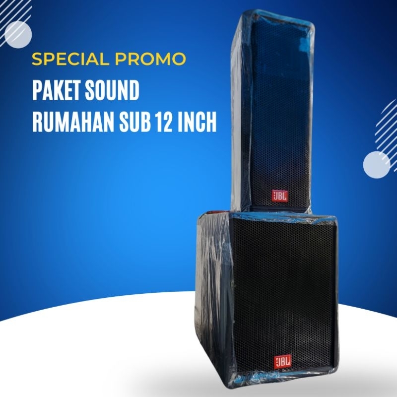 Paket sound murah subwofer 12 inch plus middle 8 inch