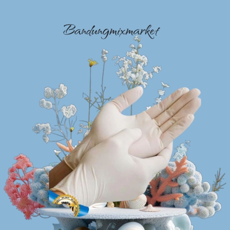 sepaasang Sarung Tangan Karet Latex/Sarung Tangan Medis/Sarung Tangan Karet Satuan Ecer