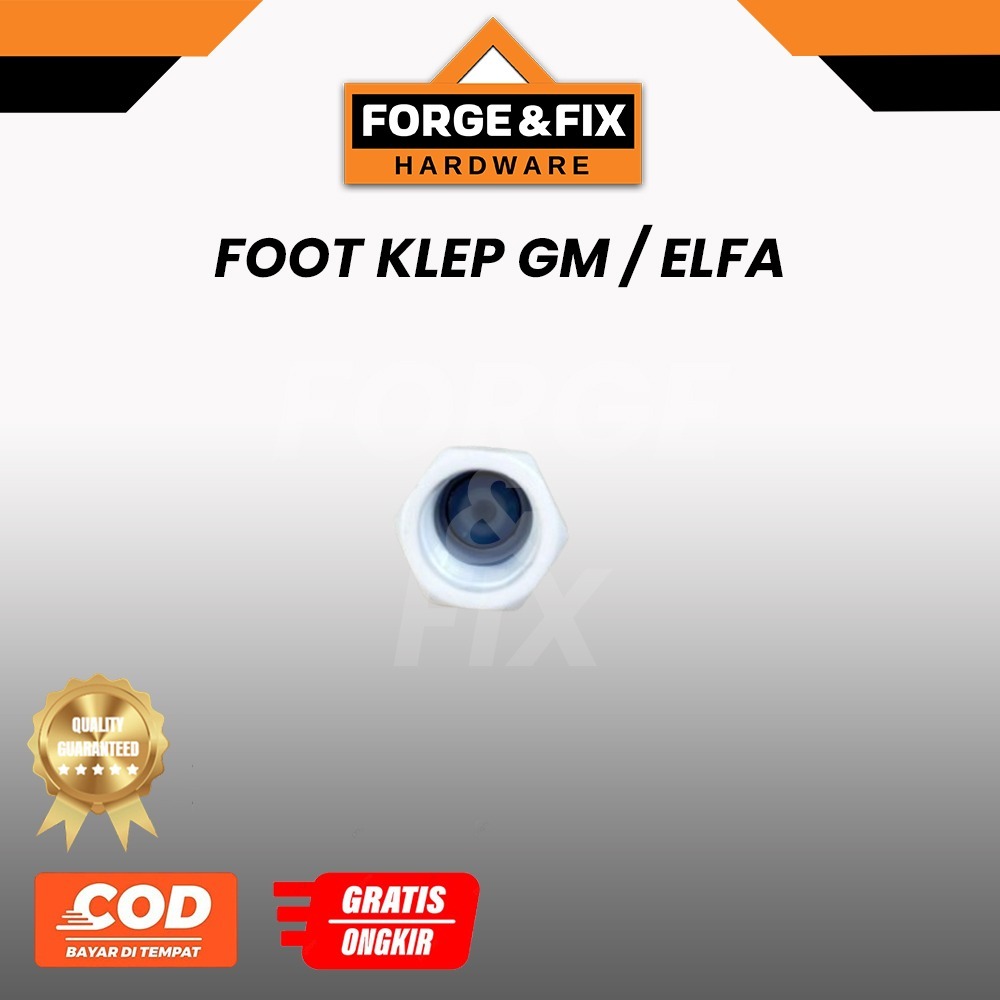 [12PCS] GM ELFA Foot Valve Klep PVC Saringan Filter Pipa 1/2 3/4 1 INCH