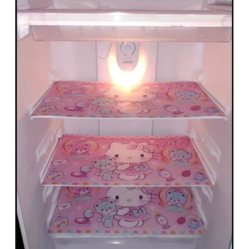 

alas kulkas alas dalam kulkas karakter hello kitty doraemon keropi micky kuromi pooh lotso pocaco