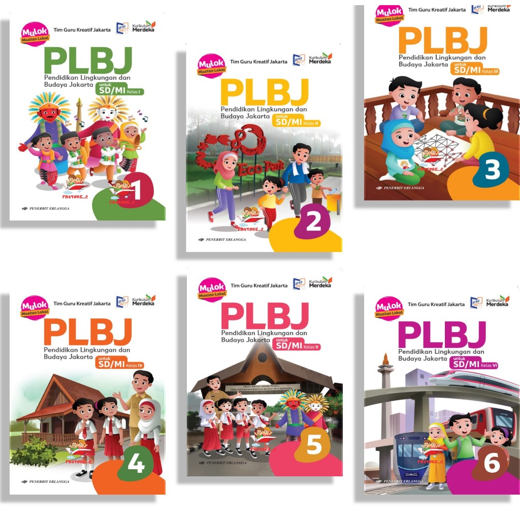 [Penerbit Erlangga] PLBJ Kelas 1,2,3,4,5, & 6 Kurikulum merdeka