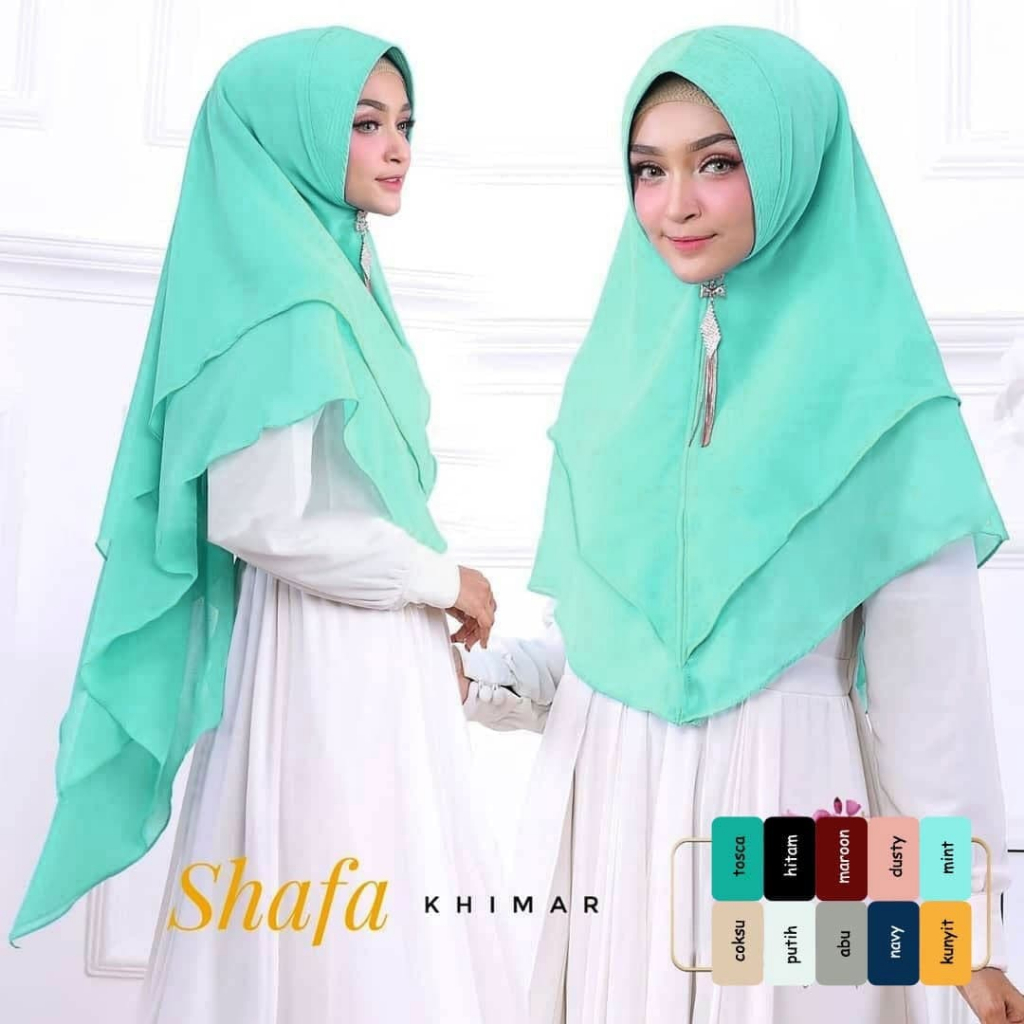 Hijab instan 2 Layer / Hijab Instant Terbaru / shafa himar hijab / FHF