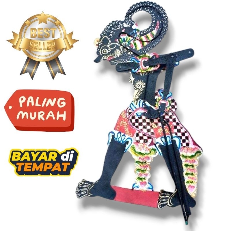 WAYANG KULIT BIMA WERKUDARA HITAM STANDAR DALANG