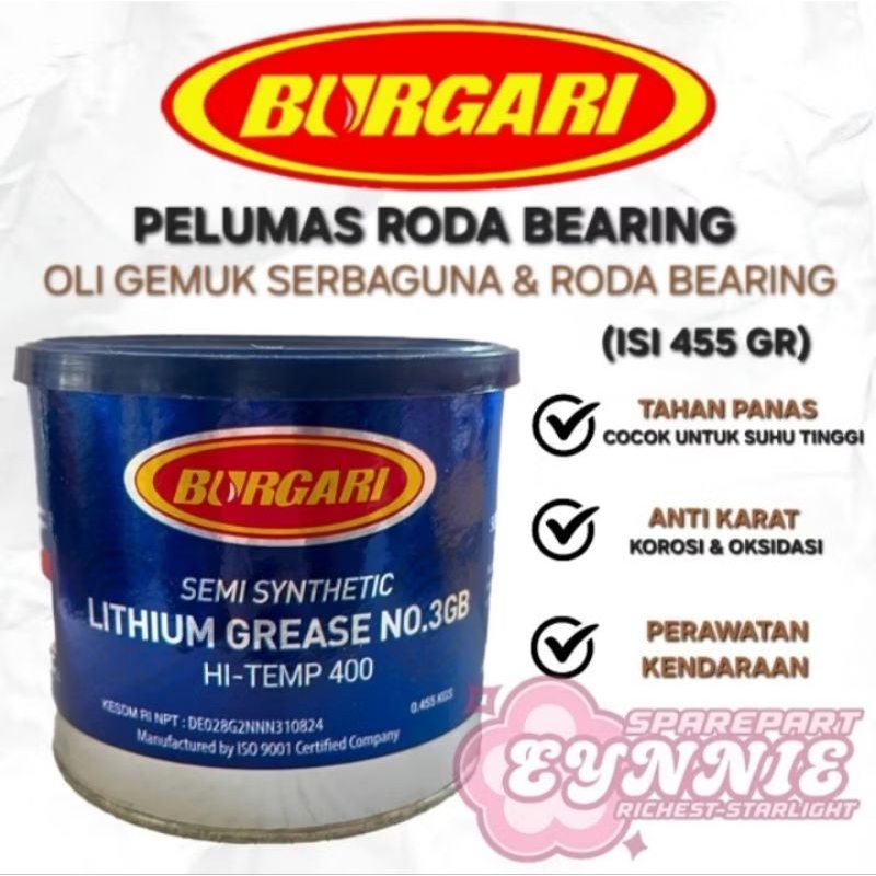 OLI GEMUK MESIN BOR BOBOK 455GR GREASE MESIN BOR BOBOK OLI KENTAL MESIN BOR BOBOK OLI PELUMAS BOR BO