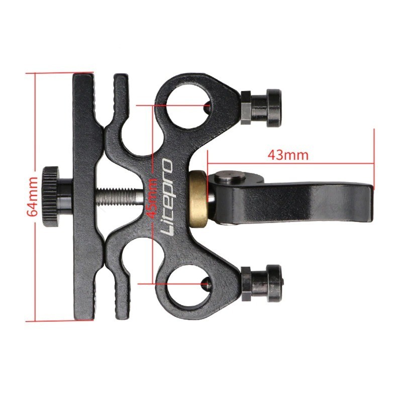 Litepro Holder Pedal Qr Buckle Bracket Tempat Pedal Seli Hitam