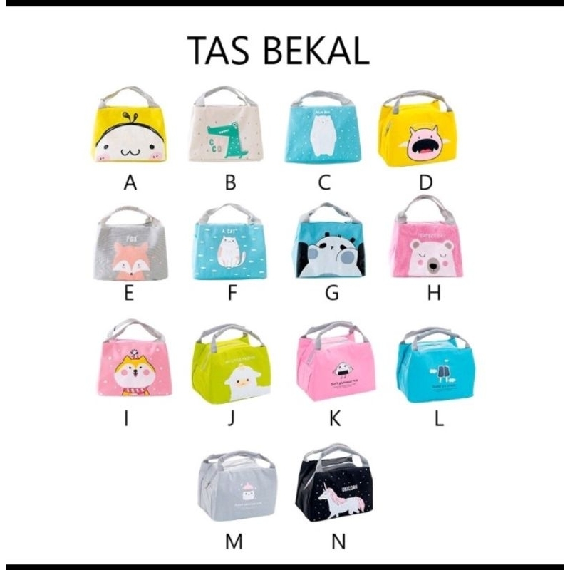 Tas Bekal Makan/ Tas Bekal Lucu Karakter