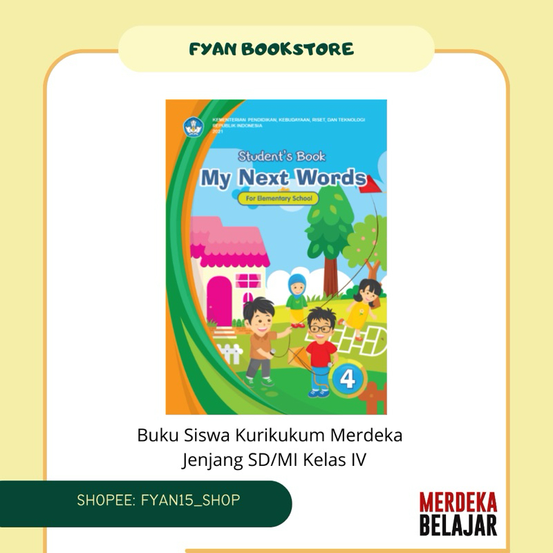 Fyan Book Store: Buku Siswa My Next Words Grade 4 – Student’s Book for Elementary School, Buku Paket