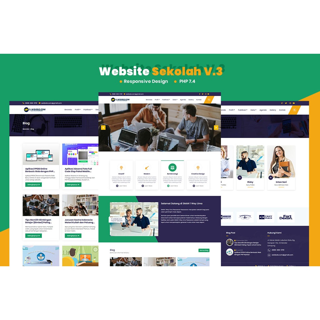 Source Code Website Sekolah v.3 Original