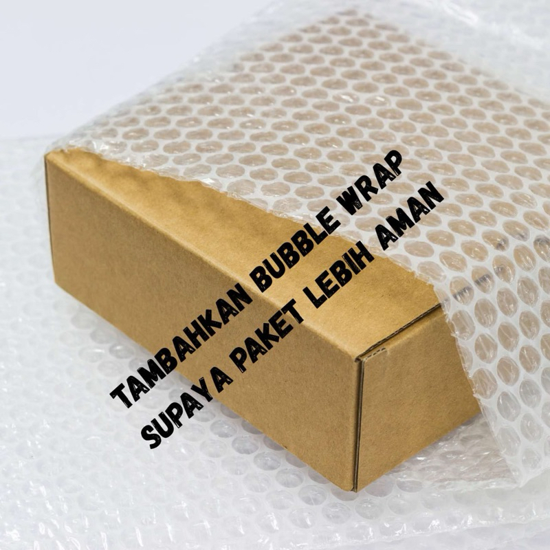 

Bubble wrap ( wajib gunakan ini untuk melindungi orderan anda )