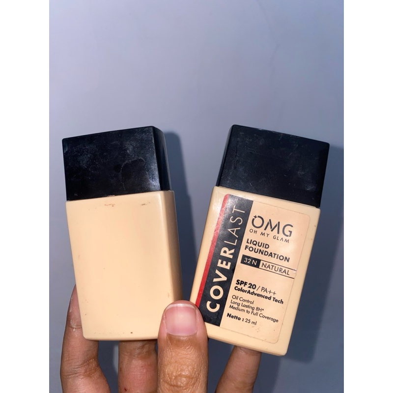 omg liquid foundation shade natural bundle preloved