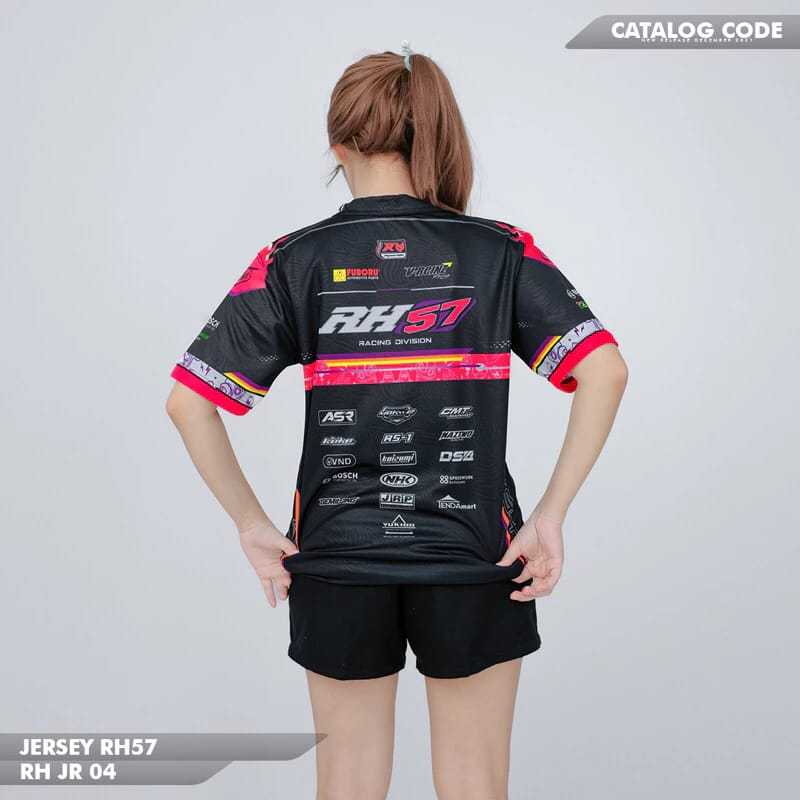 Jersey Racing Hell RH57 RH JR 04 Pria dan Wanita