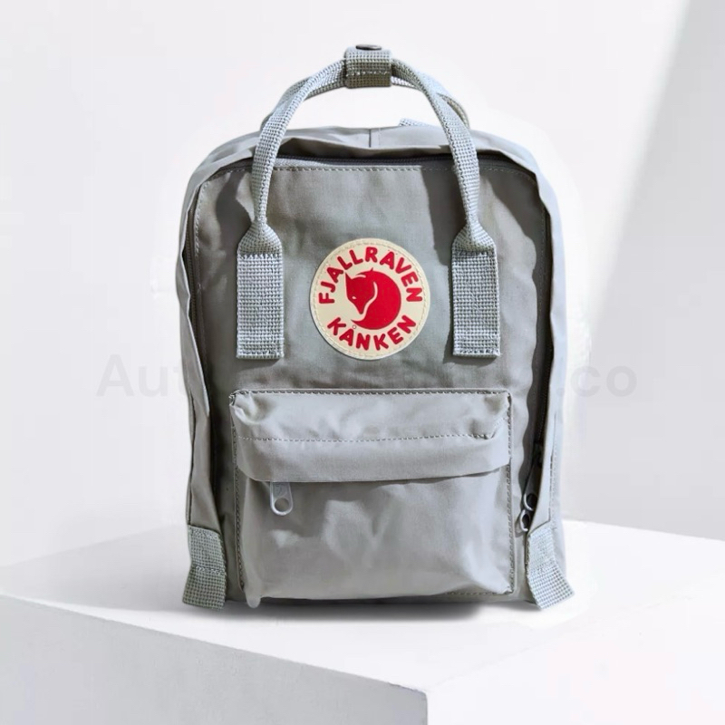 Fjallraven Kanken Mini Classic Fog - Tas Backpack Fjallraven Kanken Mini Klasik Fog