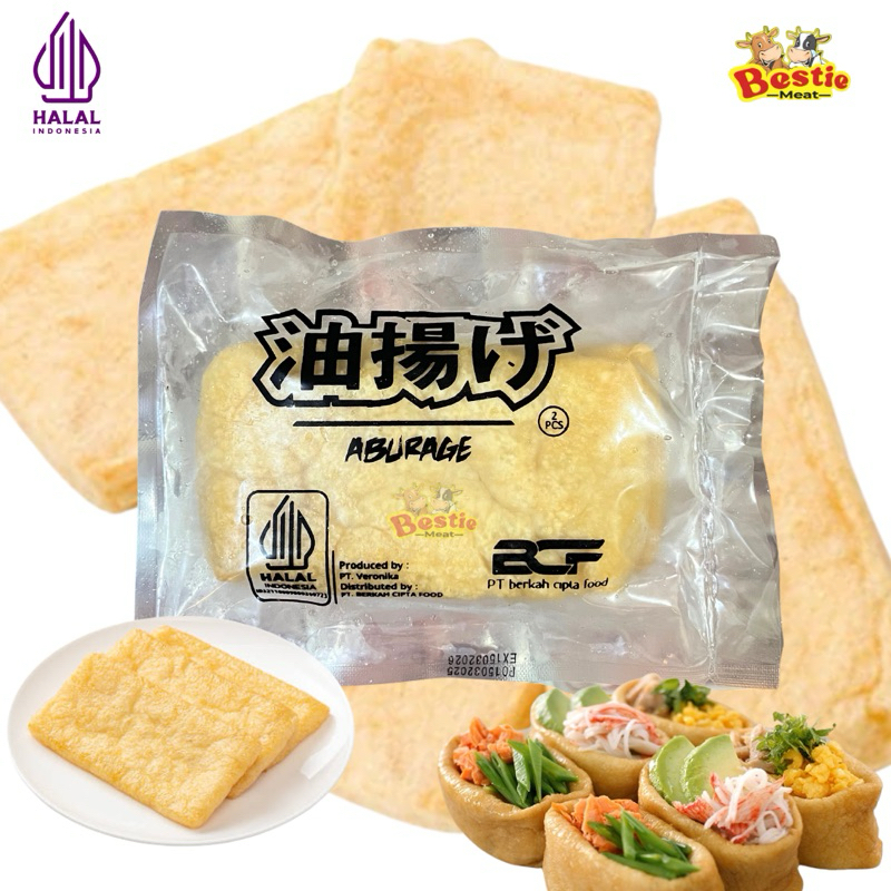 

Aburage Abura Age | Aburage Sushi | Tahu Jepang 2 Pcs