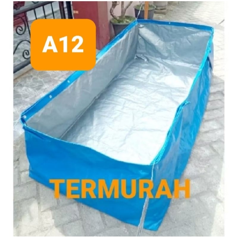 Terpal Kolam Ikan 200x100x50 A12 Kolam Terpal Budidaya