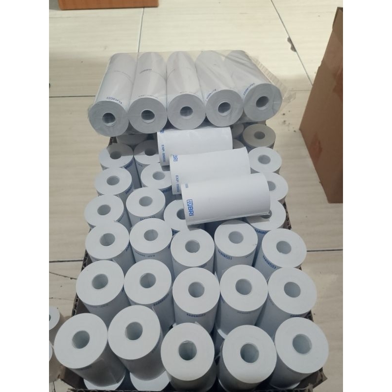 

kertas thermal logo bank BRI 57/58x30 paket 10 roll
