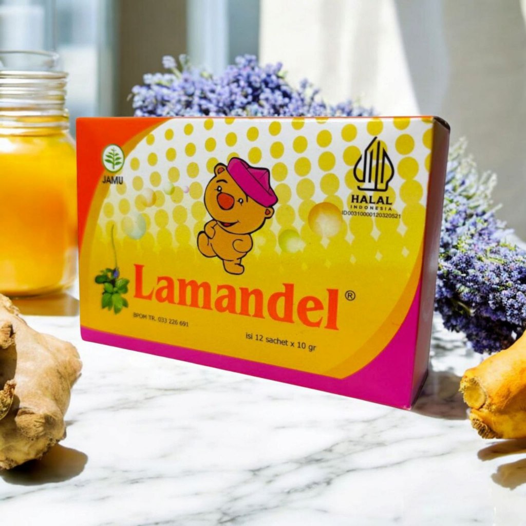 Lamandel Obat Amandel Untuk Anak Isi 12 Sachet