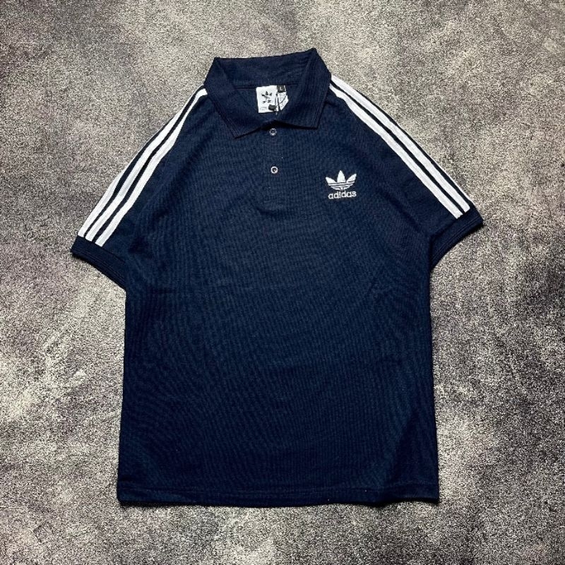 Baju Kaos Pria Kaos Kerah Kaos Adidas Original Cotton Pique 20s Full Tag Dan Label