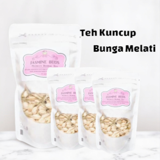 

POUCH Teh Kuncup Bunga Melati / Jasmine Buds Flower Tea / Teh Herbal