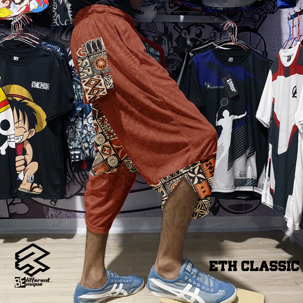 Harem Pants / Celana Harem Casual Pria Wanita Motif Fullprint Eth Classic