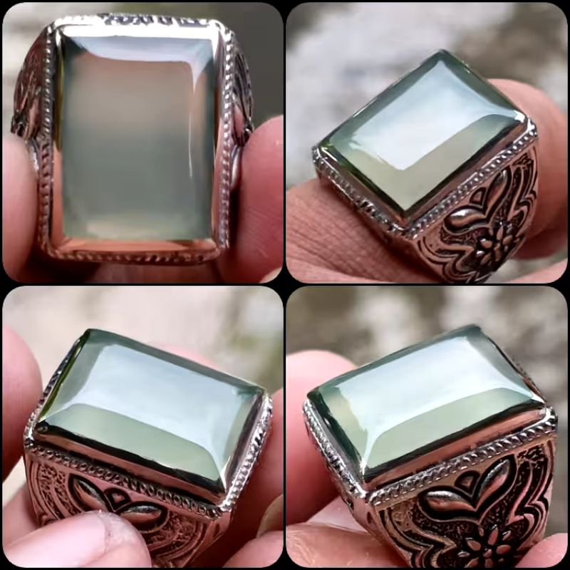 Natural Green Apple Serphentine - Giok Air Aceh - NTD