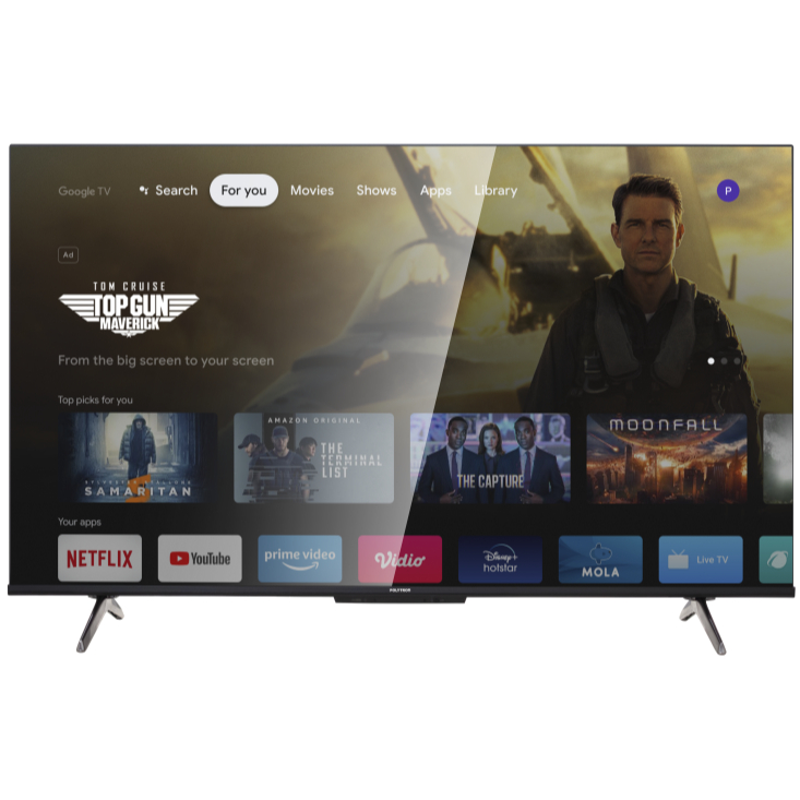 POLYTRON 4K UHD Smart Google TV 75 Inch PLD 75UG5959