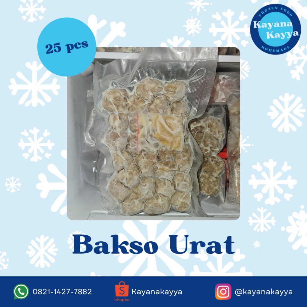 

Bakso Urat Home Made | Bakso Urat dan Bumbu | Bakso Urat isi 25 pcs