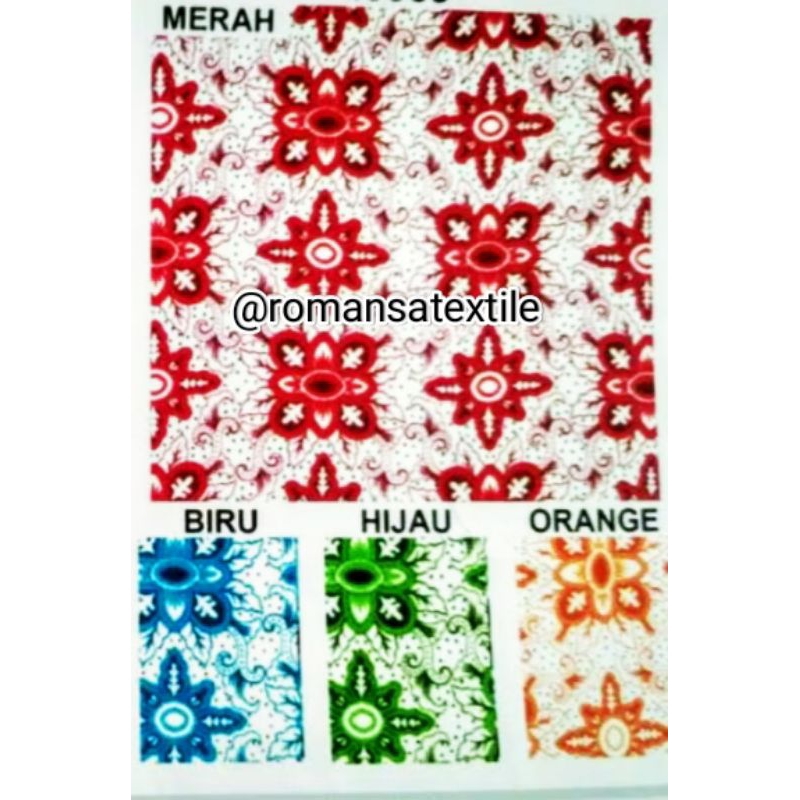 KAIN BAHAN BATIK SERAGAM SEKOLAH cokrak dasar putih