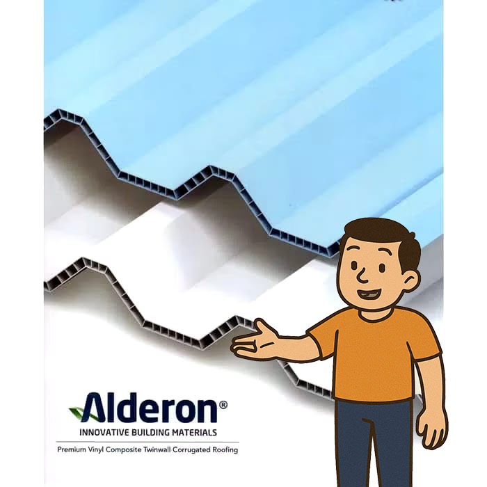 Atap UPVC ALDERON R830 (Garansi Resmi)