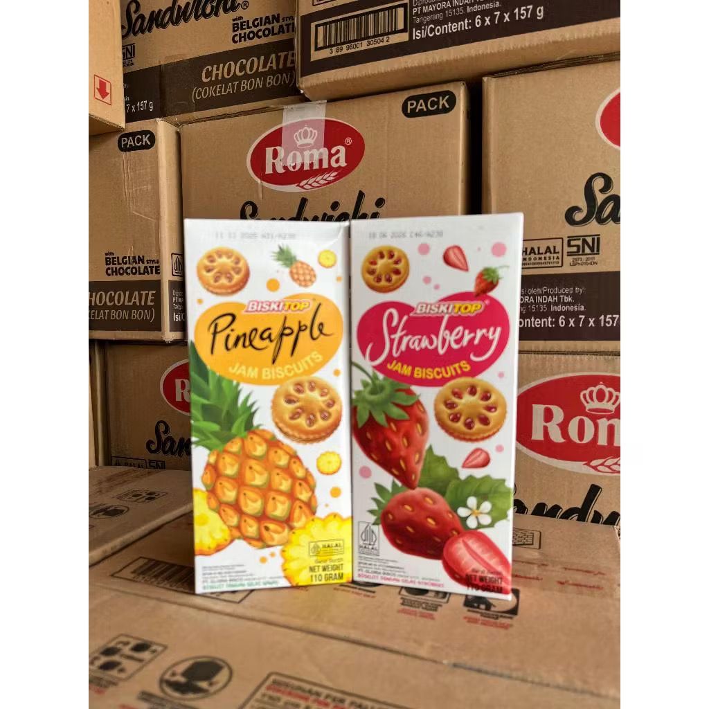 

Biskitop Jam Biskuit 110 Gram 1 DUS isi 24