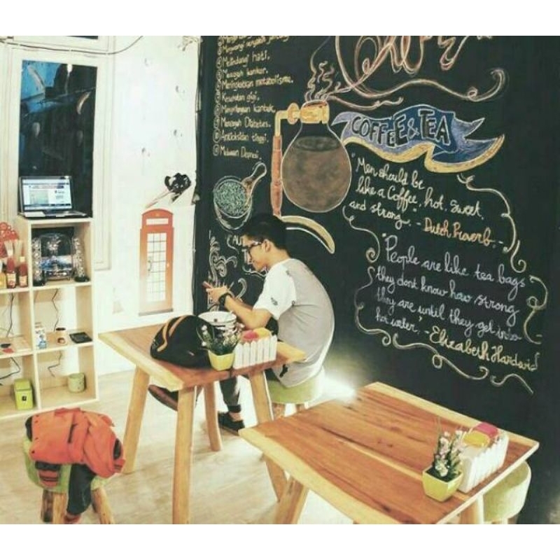 Meja Kursi unik cafe resto warmindo