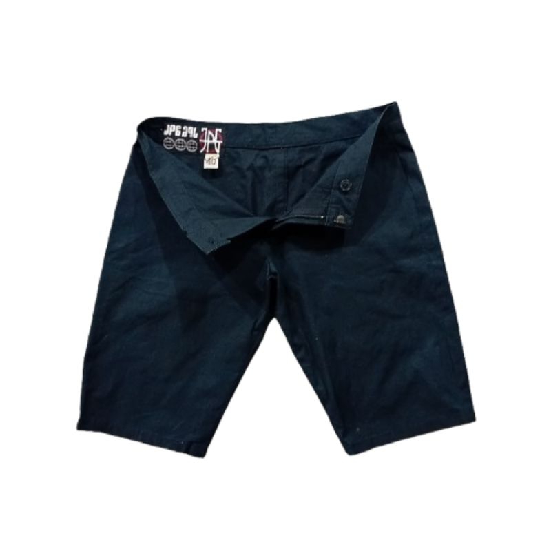 Shortpants/ Celana Pendek Jean Paul Gaultier Jeans Nylon Black Pants Men Women Preloved Original Jap