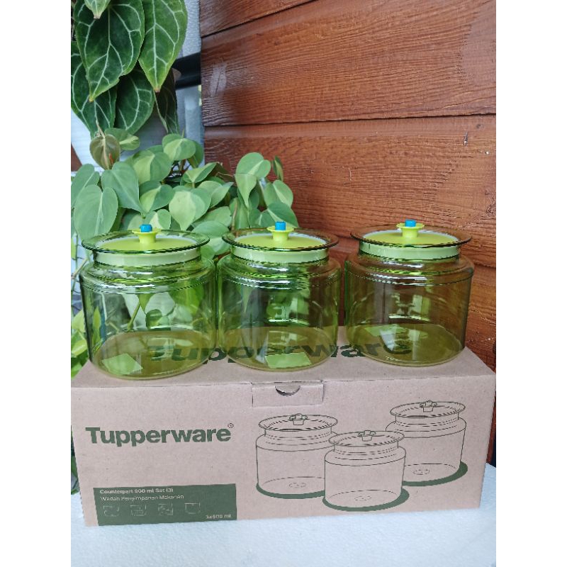 counterpart hijau promo toples tupperware  900 ml